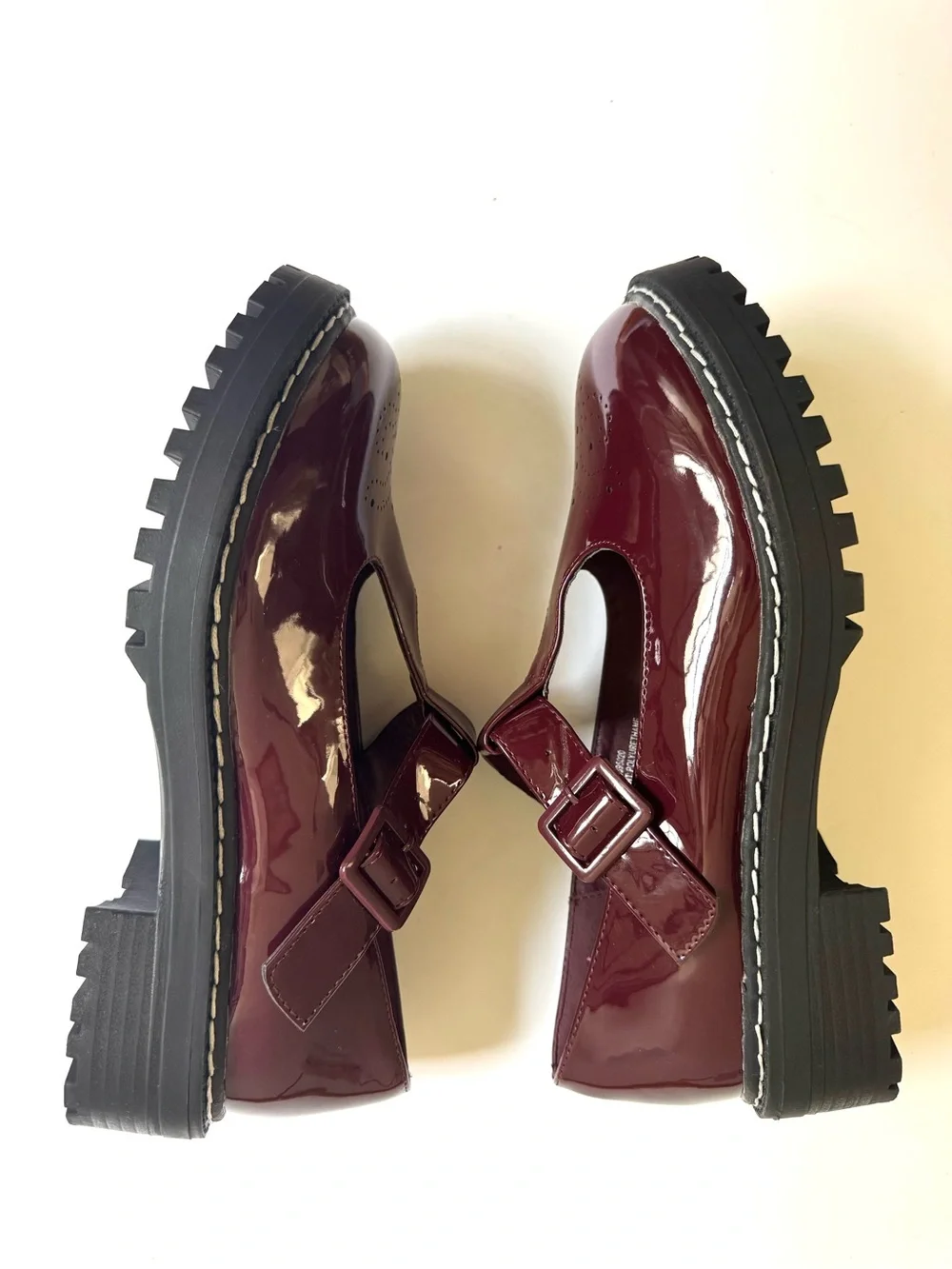 Torrid Mary Jane Patent Shoe in Burgundy - Picture 3 of 6